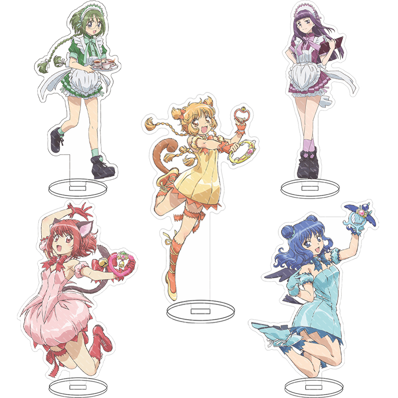 16cmのアニメ「東京ミュウミュウ」の登場人物、一穂、桃井、 - Figma Stand Set のレビューと価格