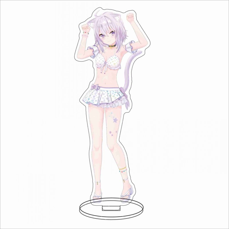 16cmのアニメ「ホロライブ」シリーズの、白神ふぶき、ネコマ - Figma Stand Set のレビューと価格