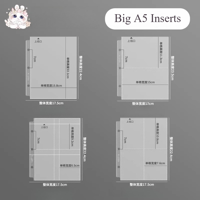 MEET YX 10 個ビッグ A5 バインダールーズリーフ - Card Penny Sleeve のレビューと価格