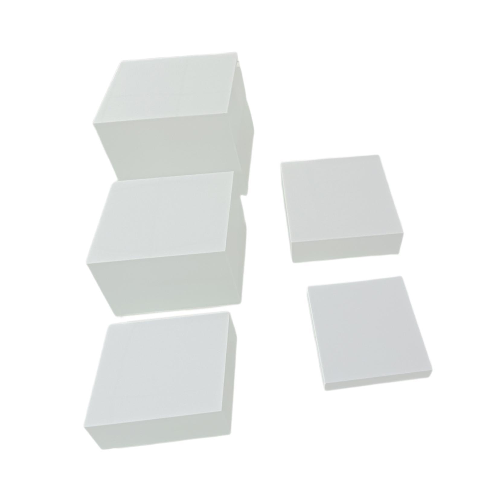 重ねて使えるビュッフェ用スタンドと、食品を盛り付けるための白 - Display Risers Set のレビューと価格