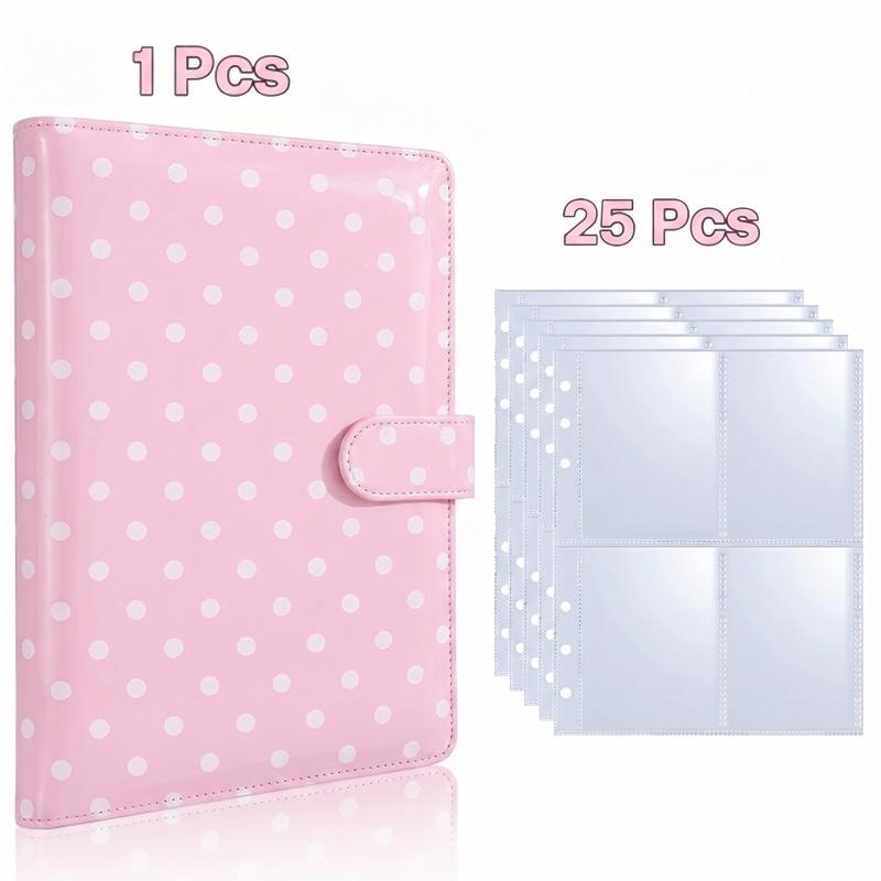 マカロンカラー水玉模様100グリッドカードバインダー-25枚 - Card Penny Sleeve のレビューと価格